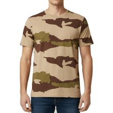 Işik Ticaret Single Sword Kamuflaj Desen Kısa Kollu Bisiklet Yaka Tişört&Fanila