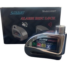 TTR Motors Çelik Kasa Alarmlı Motosiklet Disk Kiliti