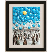 Karikatural Todorovic Bobisa 29X21CM Orijinal Karikatür Tablo