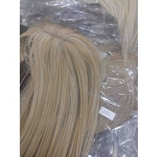 Naturel Peruk Platın Tepelık Percemlı