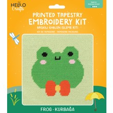 Hello Baskılı Goblen Işleme Kiti 15*15 cm HCX507