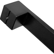 Mutfak ve Banyo Dolabı Kapakları ve Çekmeceler Için Kalın Metal Kulp Paslanmaz Alüminyum Mobilya Dolap Kulbu 160MM Mat Siyah 2 Adet