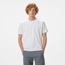 Nautica Erkek Beyaz Classic Fit T-Shirt