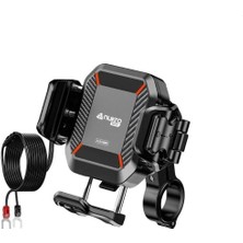 Nukrotech M33 Plus Titreşim Modüllü Telefon Tutucu (Kablosuz ve Type-C Şarjlı )