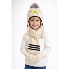 Gigi Giyim Filli Araba Desenli Erkek Çocuk Bere Takım