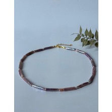 Duran Takı Gerçek Inci Gümüş Kolye