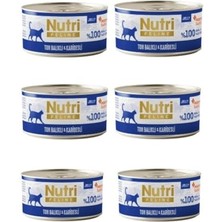 Nutri Feline Gurme Seri: Karidesli & Ton Balıklı Jöleli Tahılsız Yaş Mama (6X70G)
