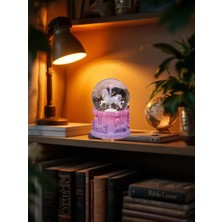 Ayder Online Satış Atlı Karınca Kar Küresi 7cm*4,5 cm Işıklı Model