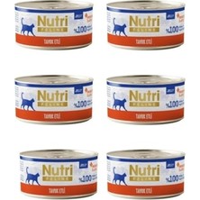 6'lı Avantaj Paketi: Nutri Feline Tahılsız Tavuklu & Jöleli Kedi Konservesi (70 gr x 6)