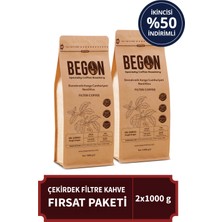 Nord Kivu Nitelikli Filtre Kahve (Çekirdek) Fırsat Paketi 1000G x 2 Adet