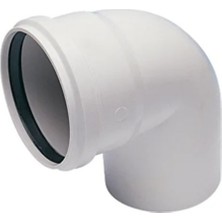 50/90 Dirsek 87°, Pis Su, Çap=50 mm