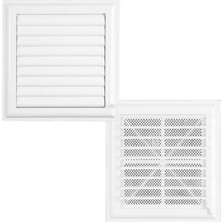 Panjur Menfez Havalandırma Kapağı, 40X52 cm (Enxboy), Pvc, Beyaz