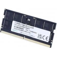 Apacer 16GB DDR5 5600MHZ CL40 Notebook Ram Kapasitesi 16GB Yüksek Performanslı Soğutucu