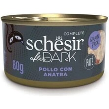 Schesir After Dark Pate Tavuklu ve Ördekli Yetişkin Kedi Konservesi 1 Adet 80 gr