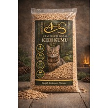 Ahs Çam Peleti Kedi Kumu | Doğal, Ekonomik, Yüksek Emicilik, Kokusuz 10 Litre