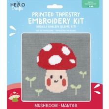 Hello Baskılı Goblen Işleme Kiti 15*15 cm HCX505