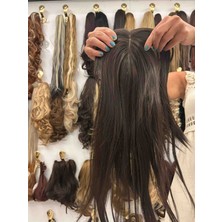 Naturel Peruk Kahve Tepelik