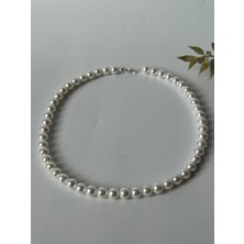 Duran Takı Mayorka Inci Gümüş Kolye