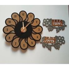 Yeni Tasarım Modern Duvar Saati Şık ve Kalite Bir Arada No:a2