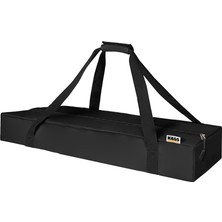 Haegs Taşıma Çantası, Çok Amaçlı Küçük Alet Çantası, Fermuarlı Dayanıklı, 12L (50 x 15 x 10CM) Siyah