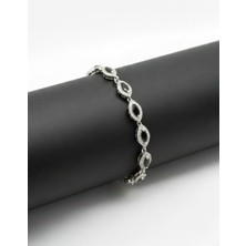 Oya Silver Kesme Onix Taşlı Gümüş Kadın Bileklik [1223243258]