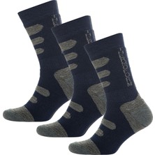 Thermoform Winter Dolgulu Kışlık Unisex Outdoor Çorap 3'lü Paket Siyah