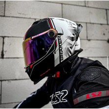 MT Helmets Braker Sv Charm Kask Iridyum Vizör(+1 Şeffaf Vizörlü)
