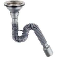 Başcılar Çöpmak Kapalı Körüklü Evye Sifonu 50 mm