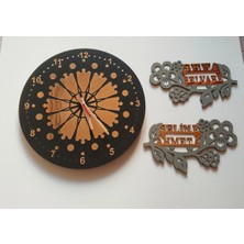 Yeni Tasarım Modern Duvar Saati Şık ve Kalite Bir Arada No:a1