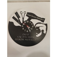 Kuaför Veya Güzellik Salonu Kişiye Özel Tasarım Duvar Saati