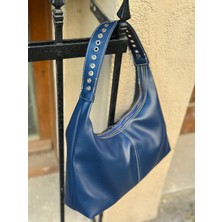 Shıkırtı Puntololu Askı Detaylı Kadın Omuz Çantası