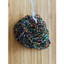 öztürk Renk No:01. Kum Boncuk Çekoslovakya, Adana, Hapishane Işi, Iğne Oyası ve El Işleme Boncuğu 12 Dizi