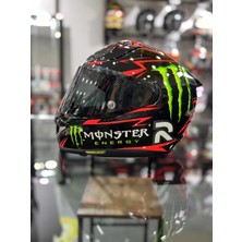 Hjc RPHA12 Kask Quartararo Siyah Vizörlü