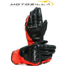 Prosev GL60 Deri Motosiklet Eldveni Kırmızı