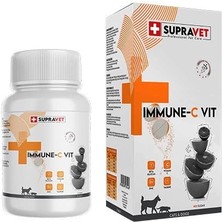 Supravet Immune C-Vit Bağışıklık Güçlendirici Köpek Vitamini Tablet 75 Adet