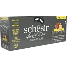 Schesir After Dark Et Suyunda Karışık Lezzetler Yetişkin Konserve Kedi Maması 1 Adet 12X80 gr