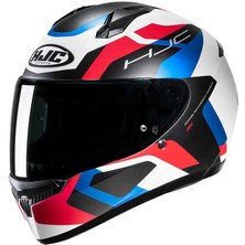 Hjc C10 Kapalı Kask UV Protection Özellikli L Beden Polikarbonat Malzemeden Üretilmiştir-Tıns MC21SF