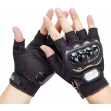 OEM Motosiklet Yarım (Parmaksız) Yazlık Eldiven Siyah