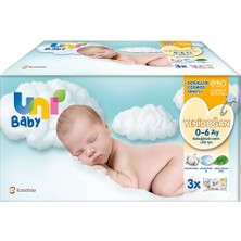Uni Baby Yenidoğan Bebek Islak Mendil 0-6 Ay 3X40 Adet (3 Adet)