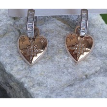 Kalp Yıldızlı Küpe