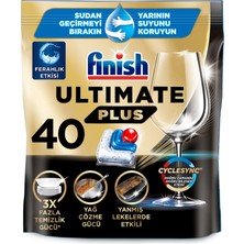 Finish Ultimate Plus Hepsi 1 Arada 40 Tablet 488 G 2 Adet