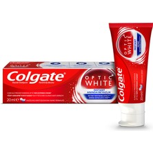Colgate Optic White Anında Beyazlık Diş Macunu 20 ml 4 Adet