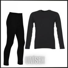 Thermoform Uyguna-Yakala  unisex -  siyah Yetişkin Termal Içlik  - 1001-S