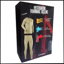 Thermoform Uyguna-Yakala  unisex - Kum Yetişkin Termal Içlik  - 1001-K