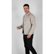 Moda Kaşe Pilot Cepli Erkek Mont