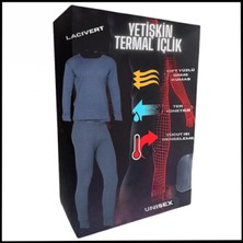 Thermoform Uyguna-Yakala  unisex -  lacivert  Yetişkin Termal Içlik  - 17001-L
