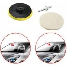 Depolife Boya Cam Far Cizik Giderme Yün Keçe Diski Cırt Taban Matkap