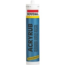 Başcılar Soudal Acryrub Silikonize Mastik 310 ml Bronz