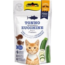 Gimcat Crunchy Snacks Ton Balıklı ve Kabaklı Tahılsız Kedi Ödül Maması 1 Adet 50 gr