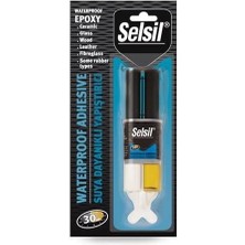 Başcılar Selsil Suya Dayanıklı Epoksi Şeffaf Yapıştırıcı 28 gr